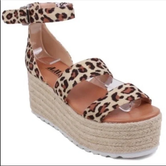 Leopard Print Wedge - Picture 2 of 2